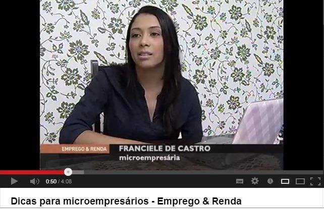 Romântica Lingerie Emprego e Renda da emissora Rede Minas 2013